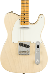 E-gitarre in teleform Fender Custom Shop Vintage Custom 1958 Top-Load Telecaster - Nos aged white blonde