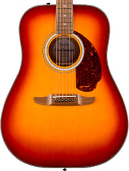Folk-gitarre Fender California Deluxe Redondo - sienna sunburst