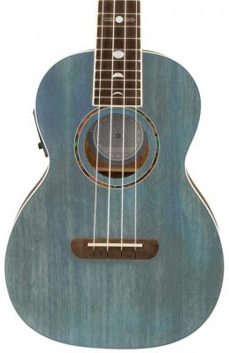 Ukulele Fender Dhani Harrison Tenor Uke - Turquoise