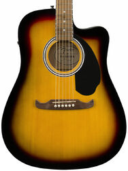 Folk-gitarre Fender FA-125CE - Sunburst