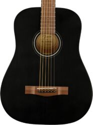Folk-gitarre Fender FA-15 3/4 Steel - Black satin