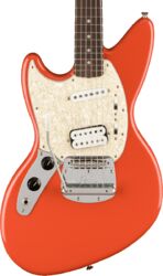 E-gitarre für linkshänder Fender Jag-Stang Kurt Cobain Gaucher - Fiesta red