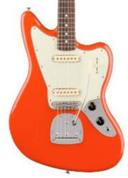 Retro-rock-e-gitarre Fender Player Jaguar II (MEX, RW) - Rallye Orange