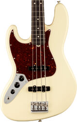 Solidbody e-bass Fender American Professional II Jazz Bass Linkshänder (USA, RW) - Olympic white