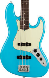 Solidbody e-bass Fender American Professional II Jazz Bass (USA, RW) - Miami blue