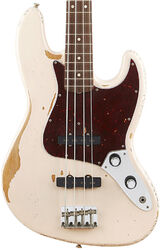 Solidbody e-bass Fender Flea Signature Jazz Bass (MEX, RW) - Road worn shell pink