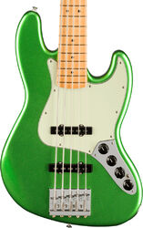 Solidbody e-bass Fender Player Plus Jazz Bass V (MEX, MN) - Cosmic jade