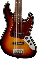 Solidbody e-bass Fender American Professional II Jazz Bass V (USA, RW) - 3-color sunburst