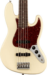 Solidbody e-bass Fender American Professional II Jazz Bass V (USA, RW) - Olympic white