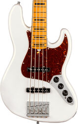 Solidbody e-bass Fender American Ultra Jazz Bass V (USA, MN) - Arctic pearl
