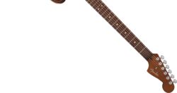 Folk-gitarre Fender Acoustasonic Standard Jazzmaster (RW) - Honey burst