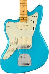 E-gitarre für linkshänder Fender American Professional II Jazzmaster Linkshänder (USA, MN) - Miami blue