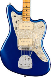 Retro-rock-e-gitarre Fender American Ultra Jazzmaster (USA, MN) - Cobra blue
