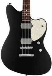 E-gitarre in teleform Fender Made in Japan Elemental Jazzmaster - Stone black