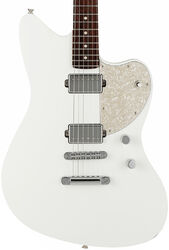 Retro-rock-e-gitarre Fender Made in Japan Elemental Jazzmaster - Nimbus white