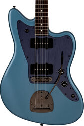 Retro-rock-e-gitarre Fender Made in Japan Hybrid II Jazzmaster - Matte Aero Blue Satin Metallic