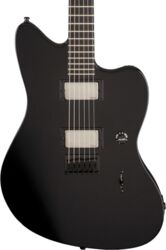 Retro-rock-e-gitarre Fender Jim Root Jazzmaster (USA, EB) - Flat black
