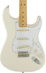 E-gitarre in str-form Fender Jimi Hendrix Stratocaster (MEX, MN) - Olympic white