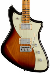 Retro-rock-e-gitarre Fender Player Plus Meteora HH (MEX, MN) - 3-color sunburst