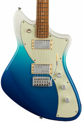Retro-rock-e-gitarre Fender Player Plus Meteora HH (MEX, PF) - Belair blue