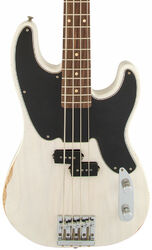 Solidbody e-bass Fender Mike Dirnt Road Worn Precision Bass (MEX, RW) - White blonde