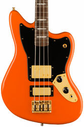 Solidbody e-bass Fender Mike Kerr Jaguar Bass Ltd (MEX, RW) - Tiger's blood orange