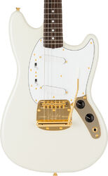 Retro-rock-e-gitarre Fender Made in Japan Traditional 60s Mustang - White pearl