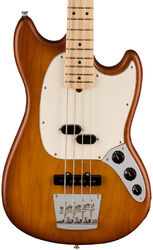 Solidbody e-bass Fender American Performer Mustang Bass Ltd (USA, RW) - Honey burst satin