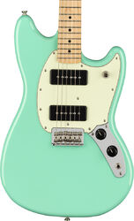 Retro-rock-e-gitarre Fender Player Mustang 90 (MEX, MN) - Seafoam green
