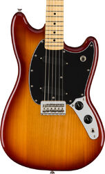 Retro-rock-e-gitarre Fender Player Mustang (MEX, MN) - Sienna sunburst
