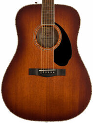 Folk-gitarre Fender PD-220E Paramount - Aged cognac burst