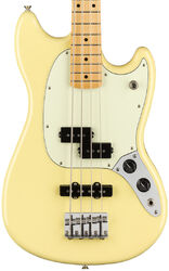 Solidbody e-bass Fender Player Mustang Bass PJ Ltd (MEX, MN) - Canary
