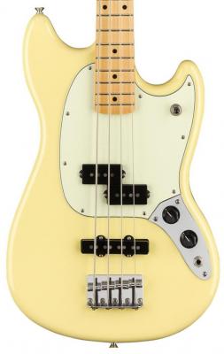Solidbody e-bass Fender Player Mustang Bass PJ Ltd (MEX, MN) - Canary