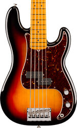 Solidbody e-bass Fender American Professional Precision Bass V (USA, MN, 5-String) - 3-color sunburst