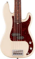 American Professional Precision Bass V (USA, RW, 5-String) - olympic white