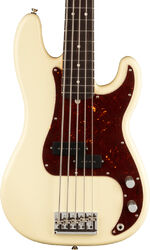 Solidbody e-bass Fender American Professional II Precision Bass V (USA, RW) - Olympic white