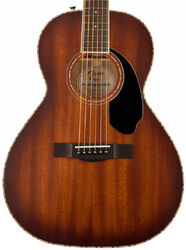 Folk-gitarre Fender PS-220E Parlor All Mahogany - Aged cognac burst