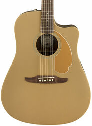 Folk-gitarre Fender Redondo Player - Bronze satin