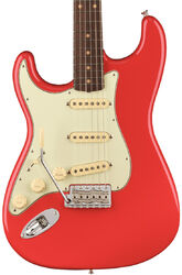 E-gitarre für linkshänder Fender American Vintage II 1961 Stratocaster LH (USA, RW) - Fiesta red