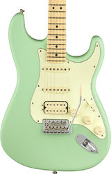 E-gitarre in str-form Fender American Performer Stratocaster HSS (USA, MN) - Satin surf green