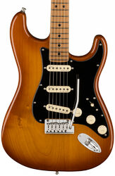 E-gitarre in str-form Fender American Ultra Stratocaster Ltd (USA, MN) - Honey burst