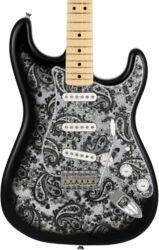 E-gitarre in str-form Fender Made in Japan Stratocaster Ltd - Black paisley