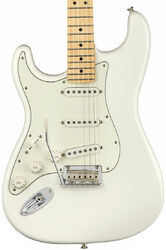 Player Stratocaster Linkshänder (MEX, MN) - polar white