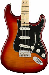 E-gitarre in str-form Fender Player Stratocaster Plus Top (MEX, MN) - Aged cherry burst