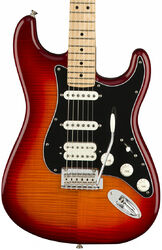 E-gitarre in str-form Fender Player Stratocaster HSS Plus Top (MEX, MN) - Aged cherry burst