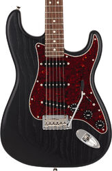 E-gitarre in str-form Fender Made in Japan Stratocaster Raw Ash Ltd - black