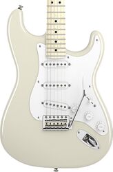 E-gitarre in str-form Fender Stratocaster Eric Clapton - Olympic white