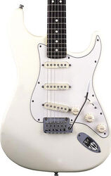 E-gitarre in str-form Fender Jeff Beck Stratocaster (USA, RW) - Olympic white