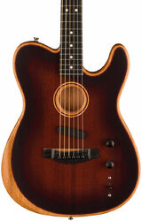 Folk-gitarre Fender American Acoustasonic Telecaster All-Mahogany - Bourbon burst