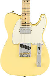 E-gitarre in teleform Fender American Performer Telecaster Hum (USA, MN) - Vintage white